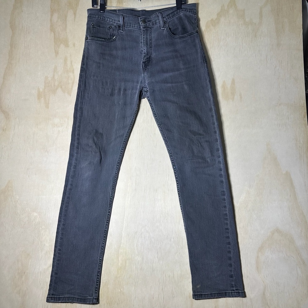 Levis Men's 508 Regular‎ Tapered-Fit Faded Black Wash 32X32